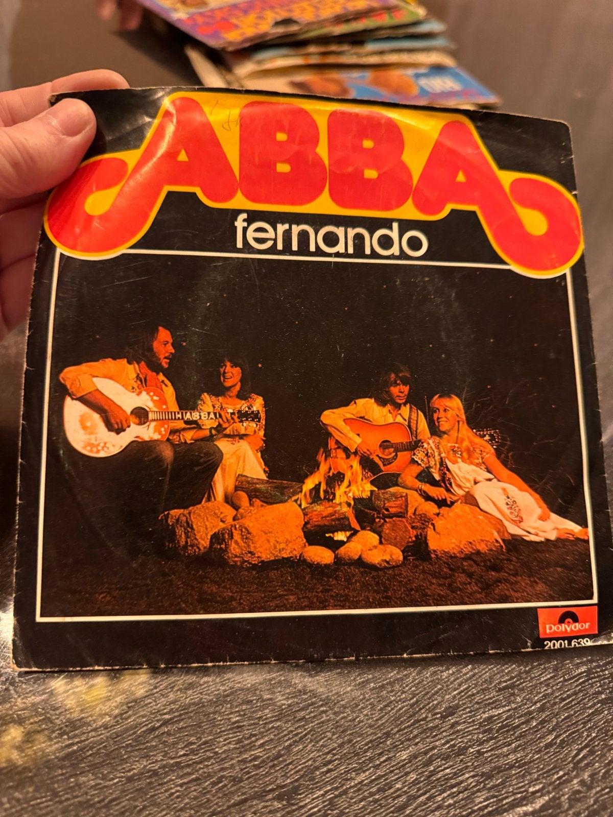 ABBA - Fernando (Vinyl Single, 1975), Ophalen, Gebruikt, Originele persing, 7 inch