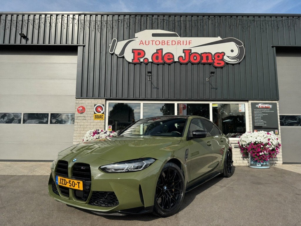 Bmw M3 M3 Competition Urban Green Keramisch Carbon kuipstoel, Gebruikt, Huisgarantie, 2993 cc, Met garantie (alle)