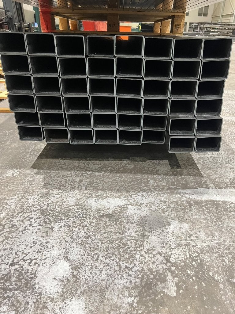 Stalen kokers 120x80x5, 48 stuks, ca. 3 meter lengte, Ophalen, Nieuw, IJzer