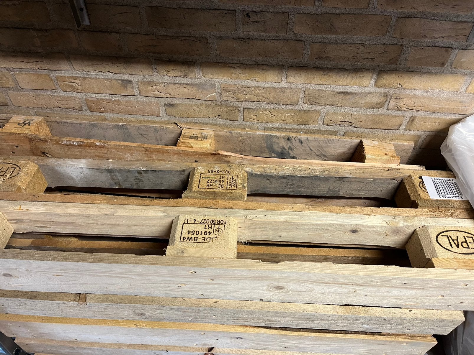 Epal pallets, Ophalen, Zo goed als nieuw, Pallet, Minder dan 200 cm