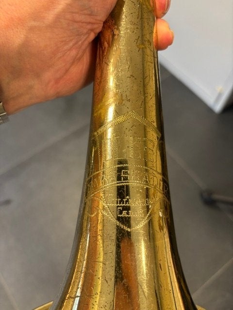 Olds vintage trombone, Ophalen, Gebruikt, Tenor, Met koffer