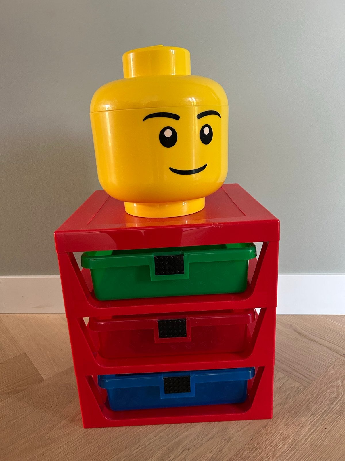 Lego opberg hoofd en ladekastje met 3 lades (afhalen), Ophalen, Gebruikt, Accessoire, Lego