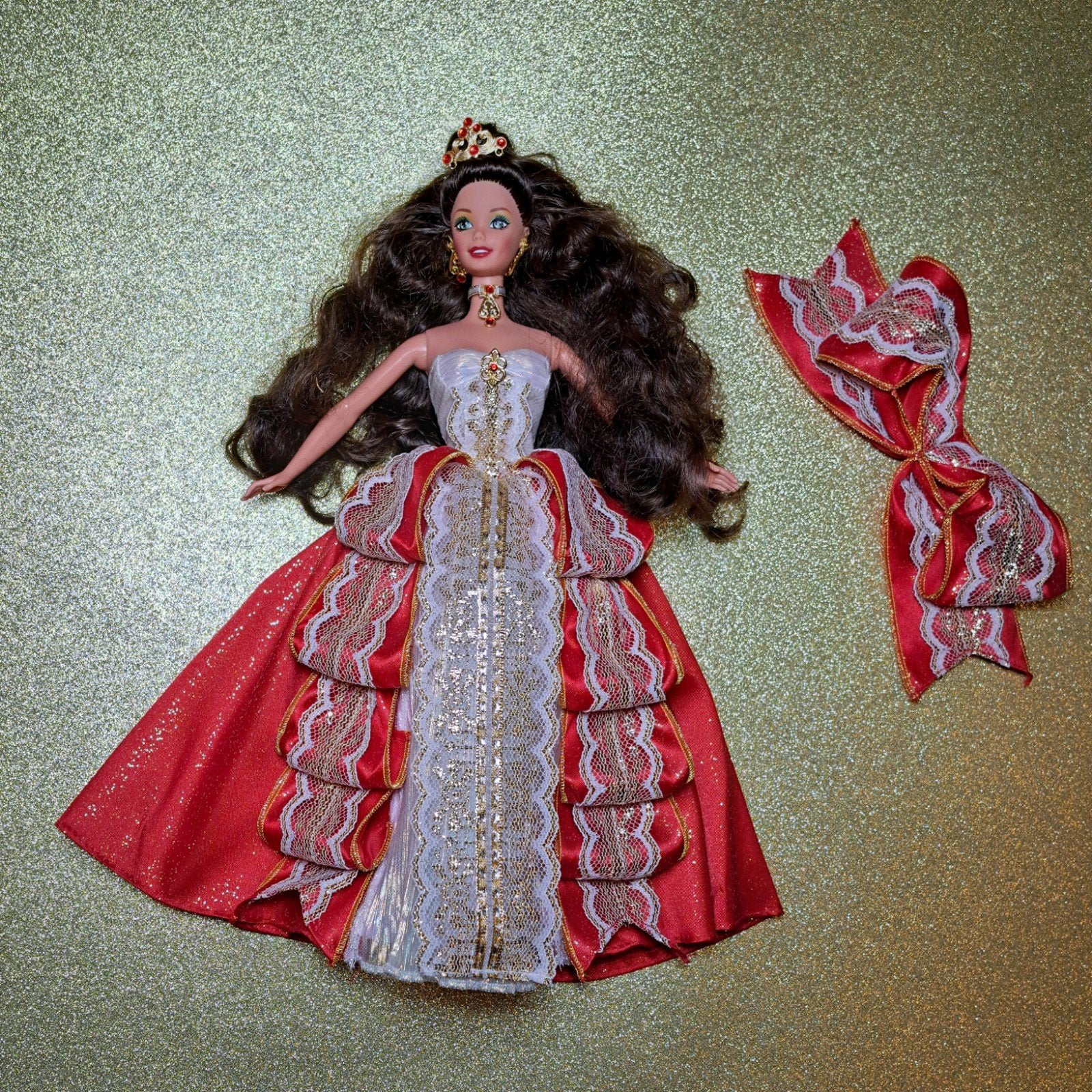 Mattel Barbie Happy Holidays kerstpop Special Edition (1996), Verzamelen, Ophalen of Verzenden, Zo goed als nieuw, Fashion Doll