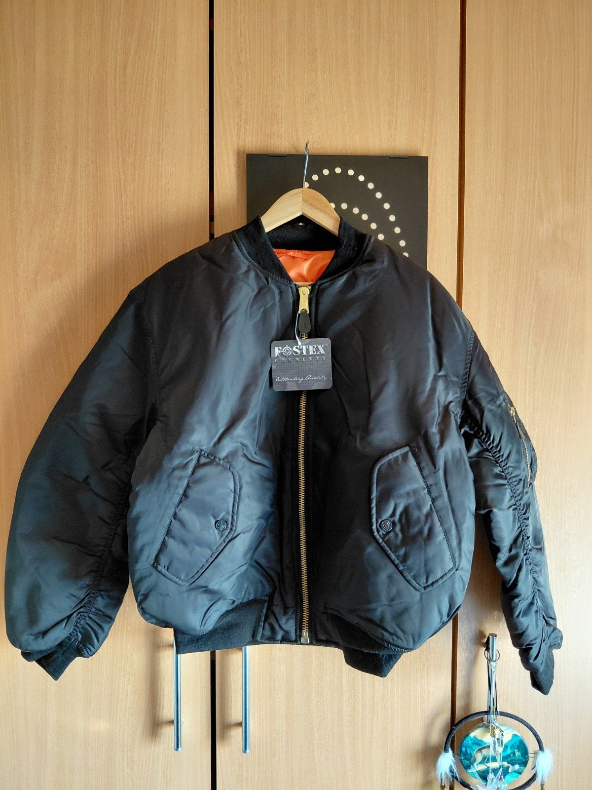 Bomberjack - Maat L, Fostex Garments, Zwart, Maat 42/44 (L), Nieuw