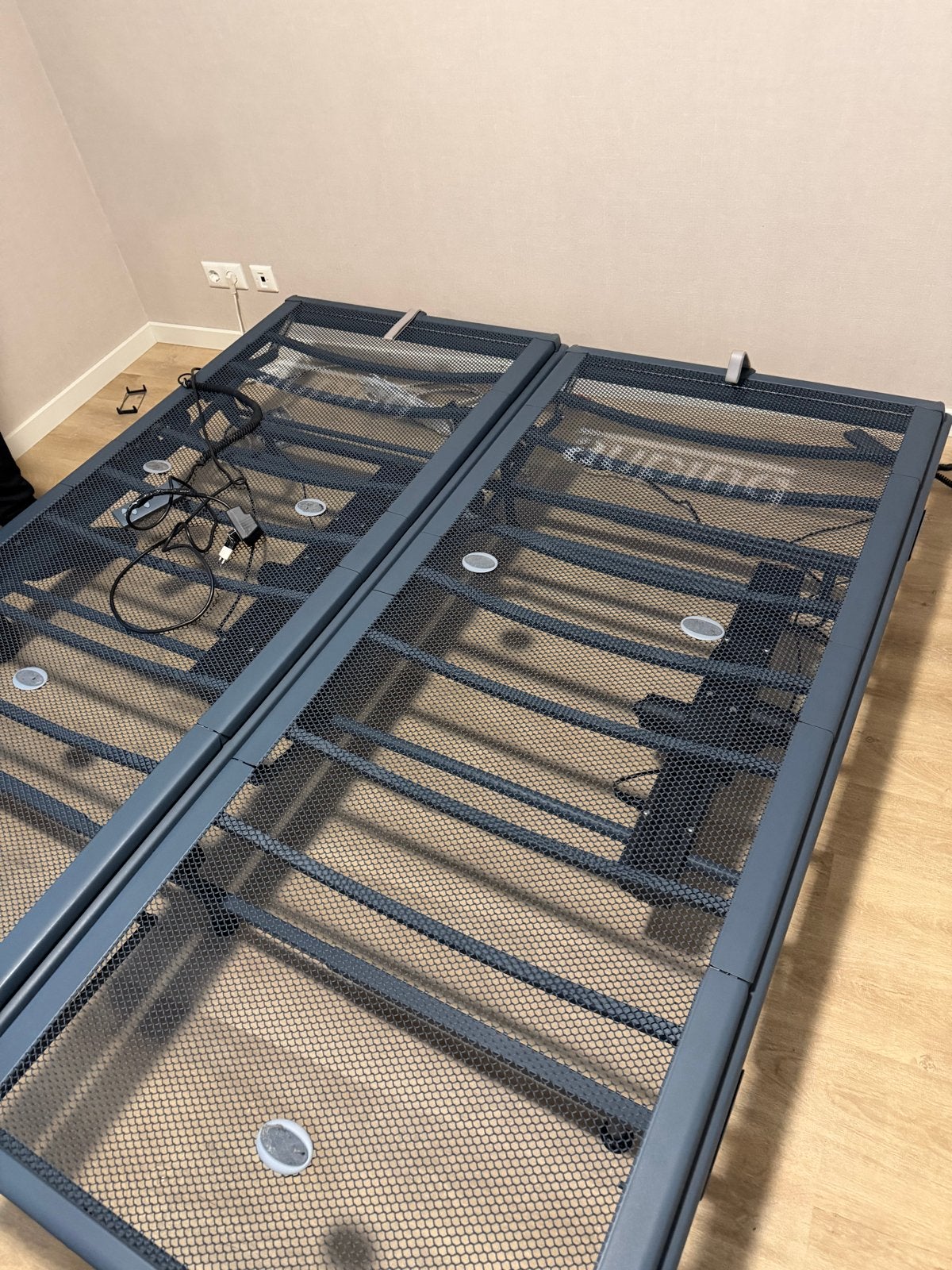 Goed werkende Auping lattenbodems, Ophalen, 90 cm, Tweepersoons, 200 cm