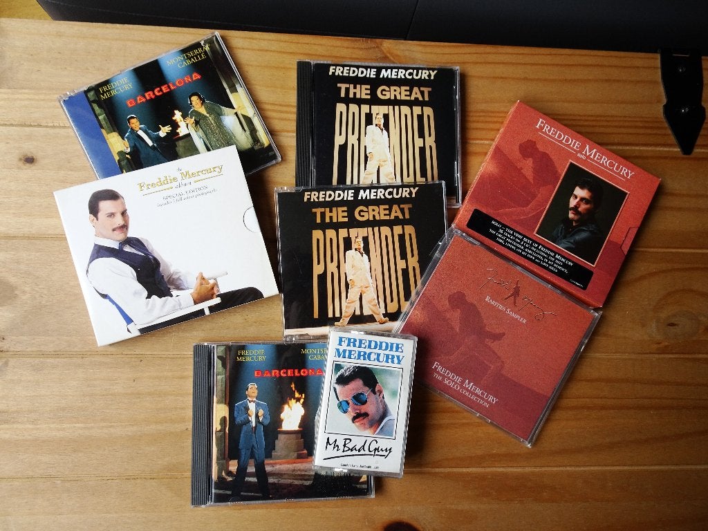 Freddie Mercury pakketje, Ophalen of Verzenden, Zo goed als nieuw, Inclusief doosje, Poprock