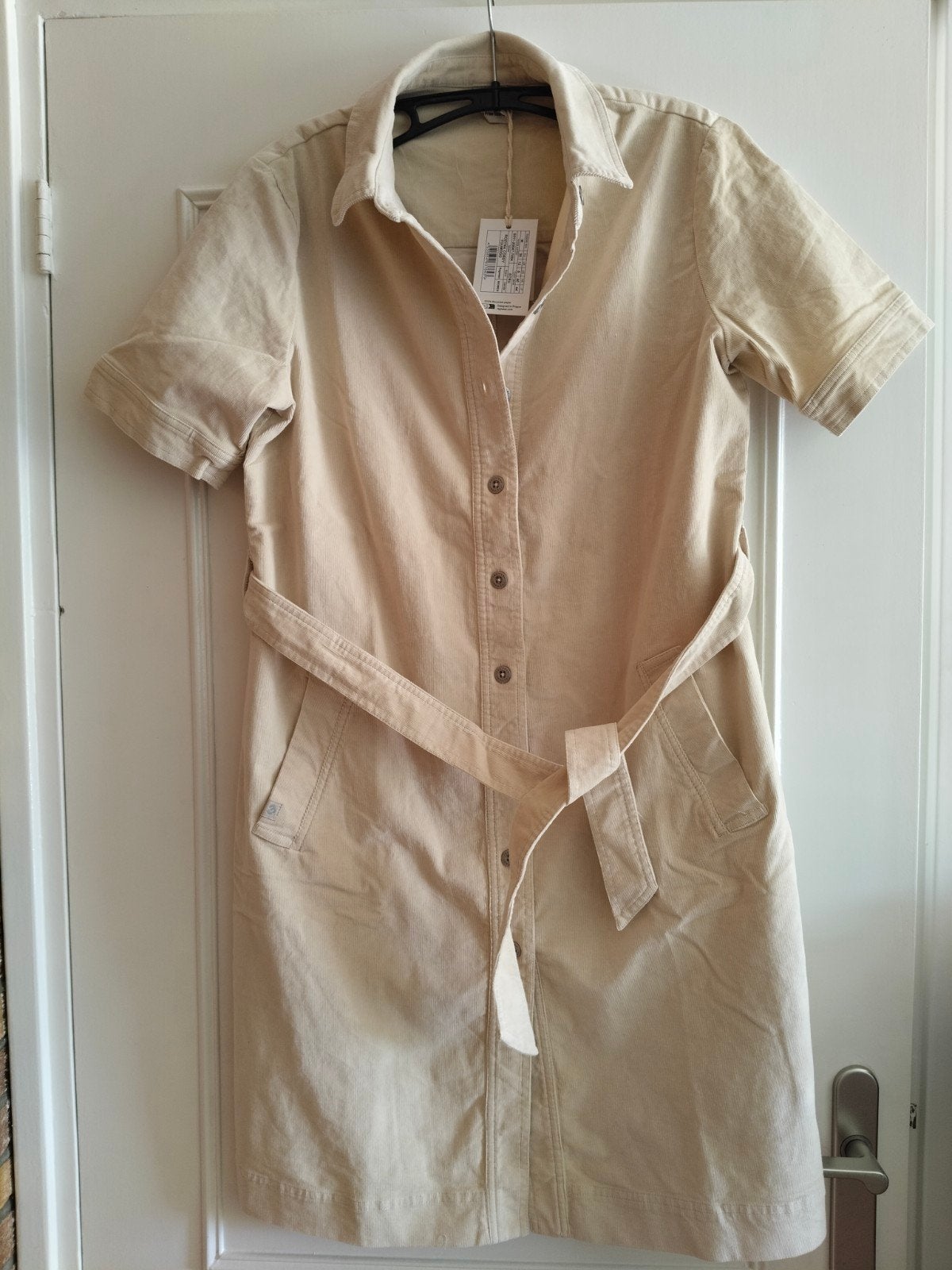 Crème blousejurk maat M, Maat 38/40 (M), Beige, Nieuw, Ophalen of Verzenden
