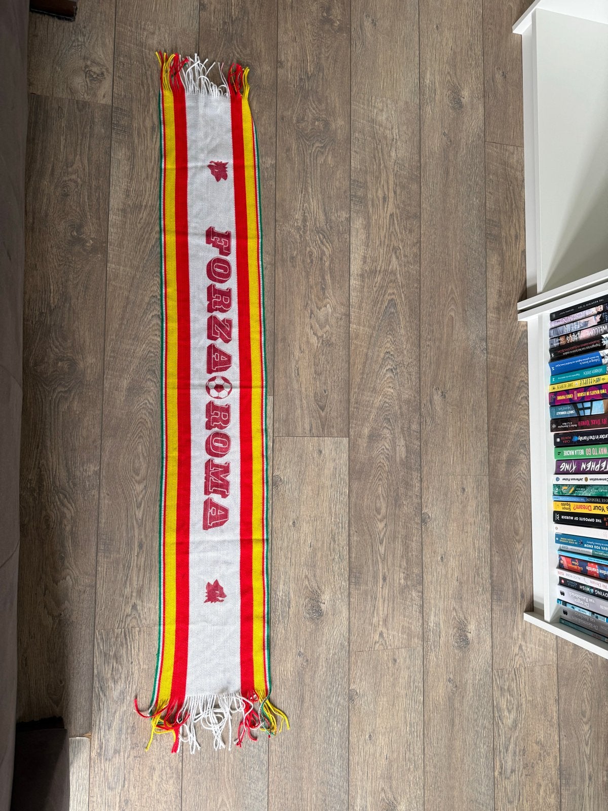 AS Roma sjaal, Ophalen of Verzenden, Zo goed als nieuw, Clubaccessoires