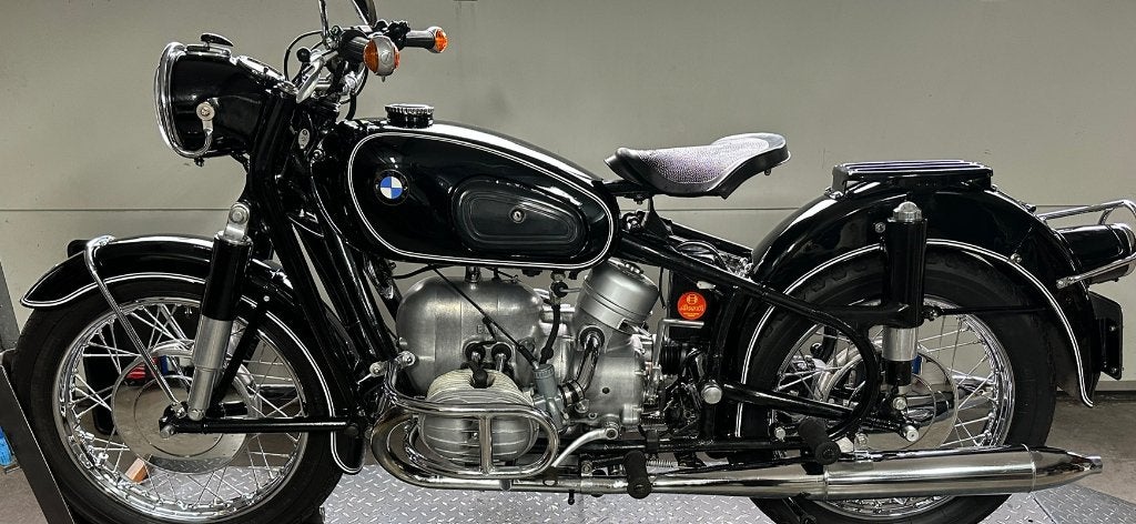 Te koop hele mooie BMW R50/2 uit 1964 zwart 494 cc 26 PK, Motoren, Motoren | BMW, Cardan-aandrijving, Occasion, Particulier, Toermotor