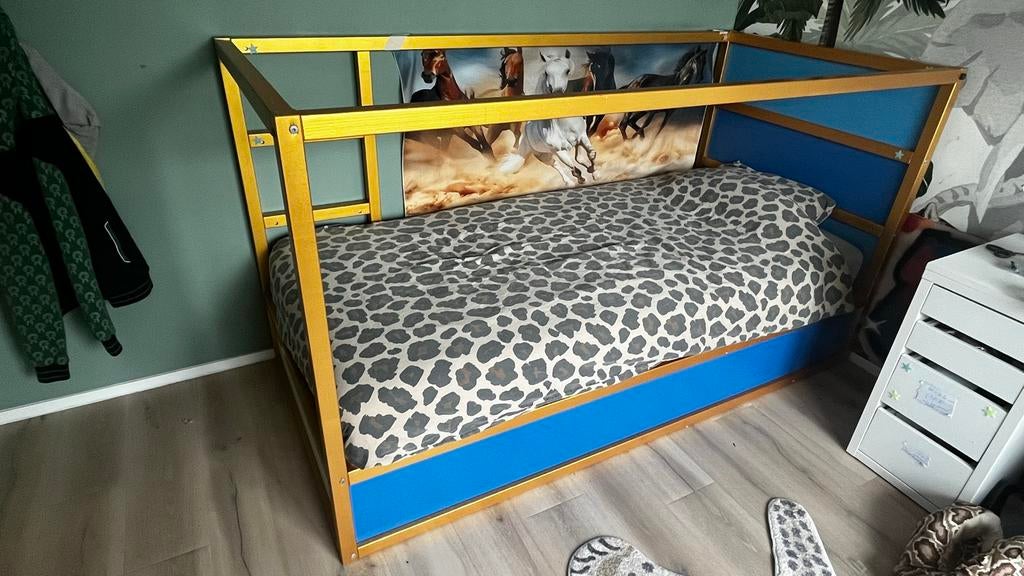 IKEA Kura omkeerbaar bed - Kinderbed, Kinderen en Baby's, Ophalen, 85 tot 100 cm, Gebruikt, Hoogslaper of Stapelbed