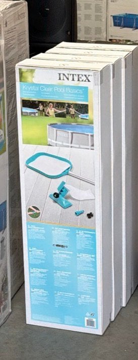 Intex schoonmaakset met schepnet en stok, Ophalen of Verzenden, Nieuw, Reinigingsmiddel