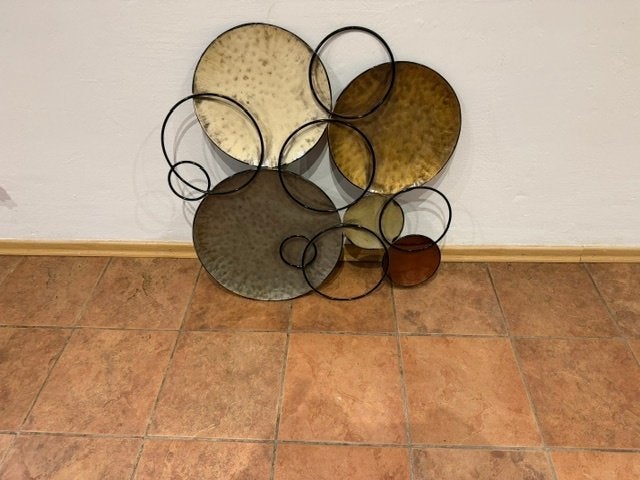 TE KOOP Z G A N Wand Decoratie HAND GEMAAKT, Ophalen, Metaal, Wandbord of Wandpaneel, 80 cm