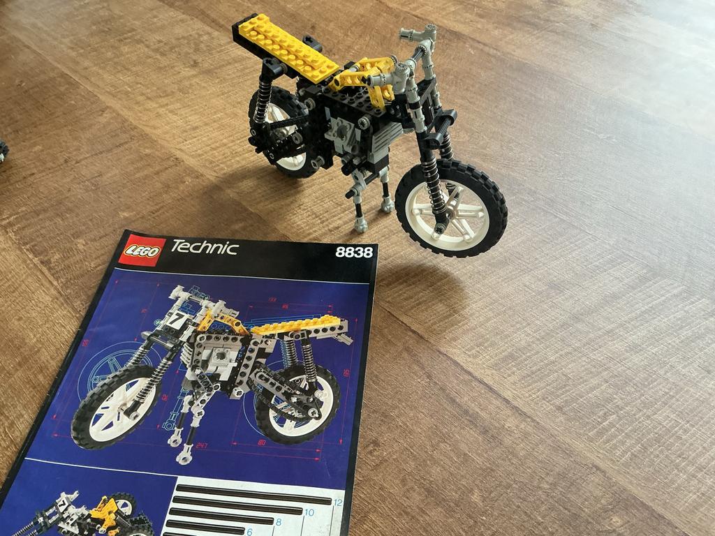 Lego Technic Motorfiets 8838 met instructies, Ophalen, Gebruikt, Lego, Complete set