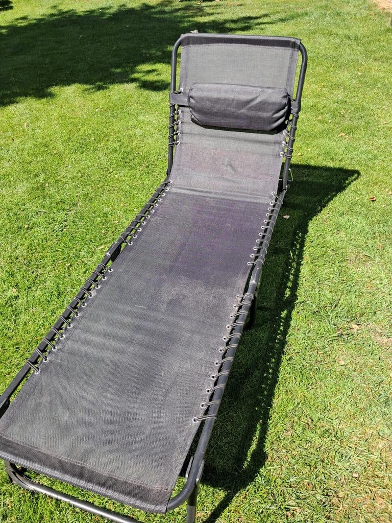 2x Opvouwbaar Ligbed/Stretcher  - Ideaal voor Camping/T, Ophalen, Gebruikt, Metaal, Verstelbaar