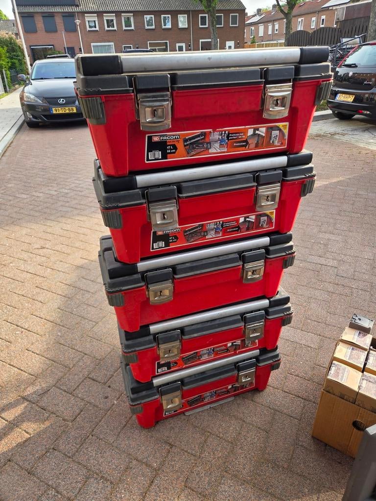 5x Facom gereedschapskoffer - Robuust en betrouwbaar, Ophalen, Gebruikt