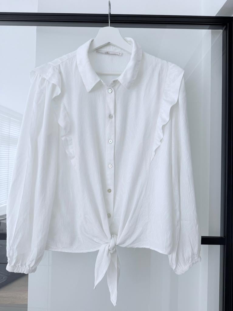 Aaiko blouse wit m, Ophalen of Verzenden, Zo goed als nieuw, Maat 38/40 (M), Wit