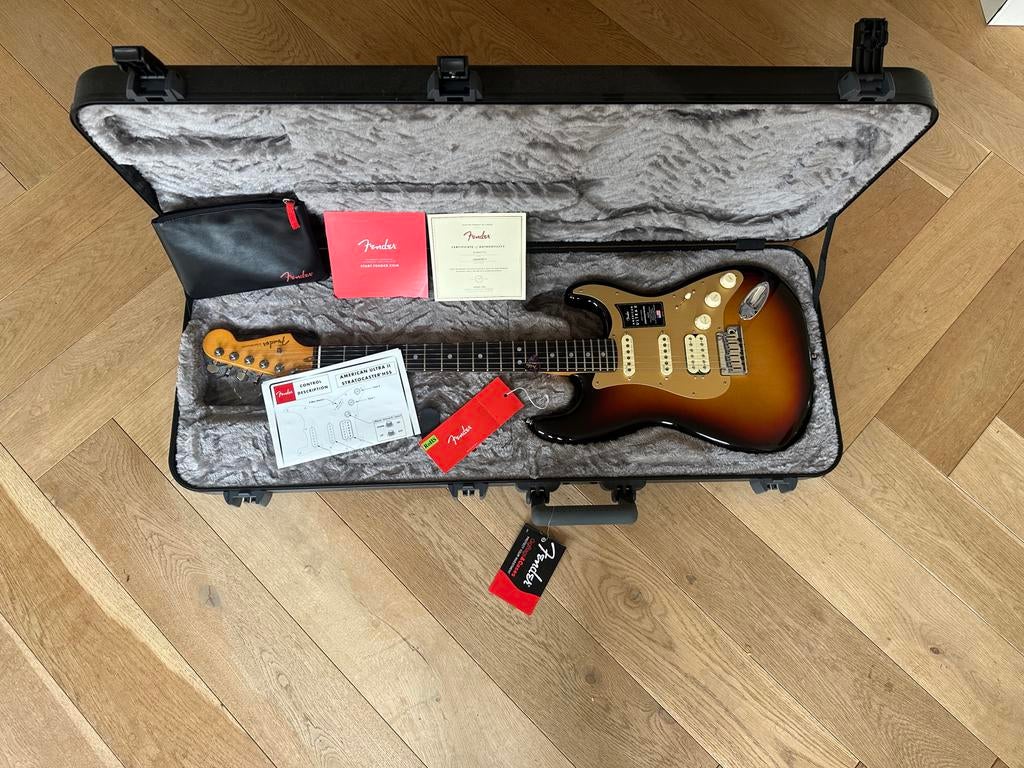 Fender American Ultra II Stratocaster - Zo goed als nieuw, Ophalen, Zo goed als nieuw, Solid body, Fender