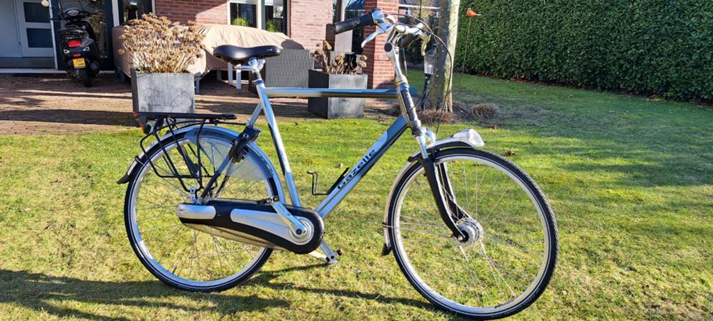 Gazelle Saphir Goldline herenfiets 65 cm 8 versnellingen, Ophalen, Gebruikt, Versnellingen, 65 cm of meer