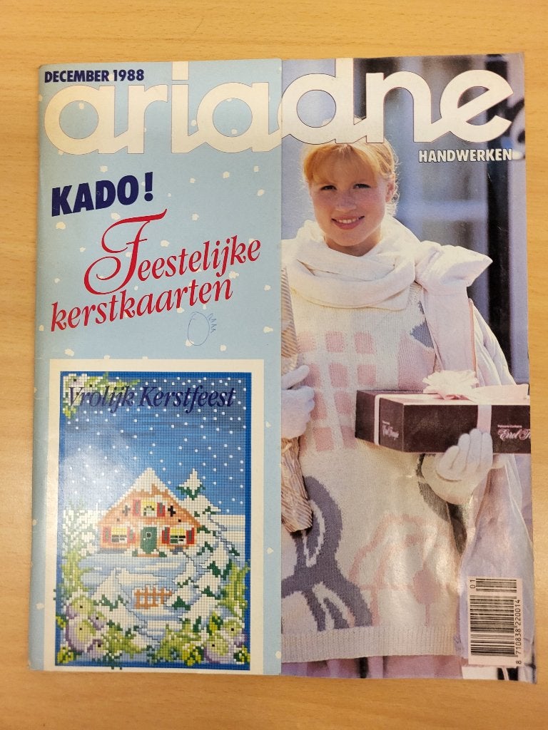 Ariadne.       December 1988.    Feestelijke kerstkaarten., Ophalen of Verzenden, 1980 tot heden, Tijdschrift