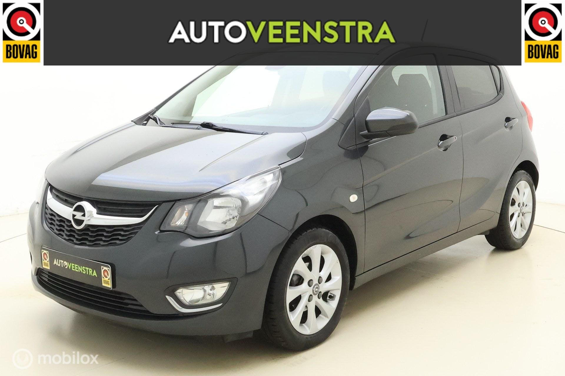 Opel KARL 1.0 Innovation|AUTOMAAT|lUXE|STOEL/STUUR.VERW|CLIM, 839 kg, Gebruikt, Zwart, Met garantie (alle)