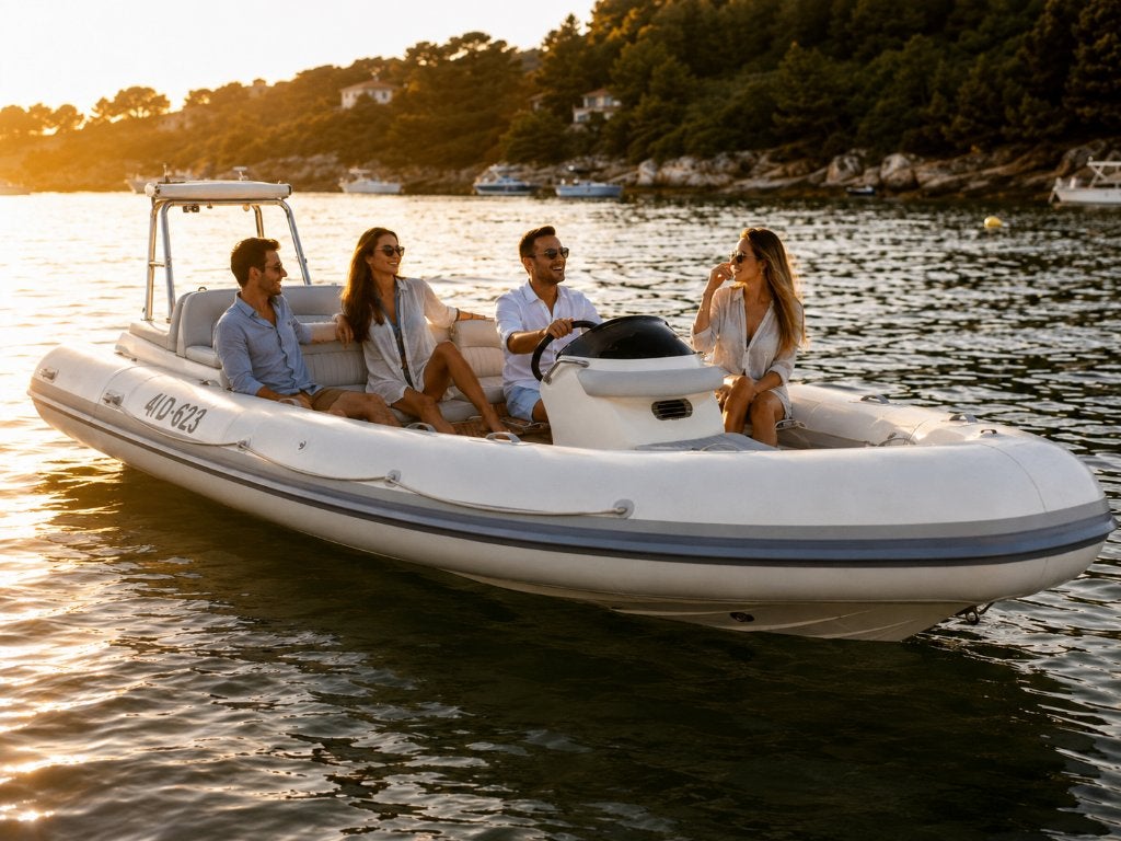 Pascou rib tender, Watersport en Boten, Gebruikt, Binnenboordmotor, Kussens, Diesel