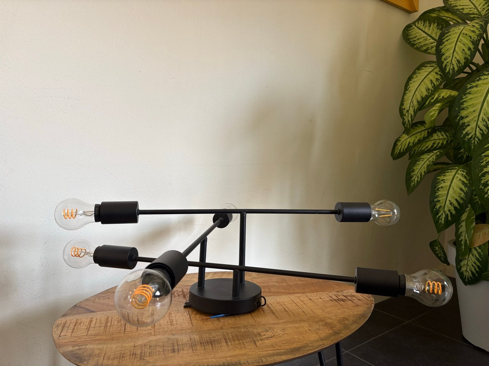 Lindby Plafondlamp Zwart - Dimbaar en Verstelbaar (excl. lic, Lindby, Modern, Zwart, Dimbaar