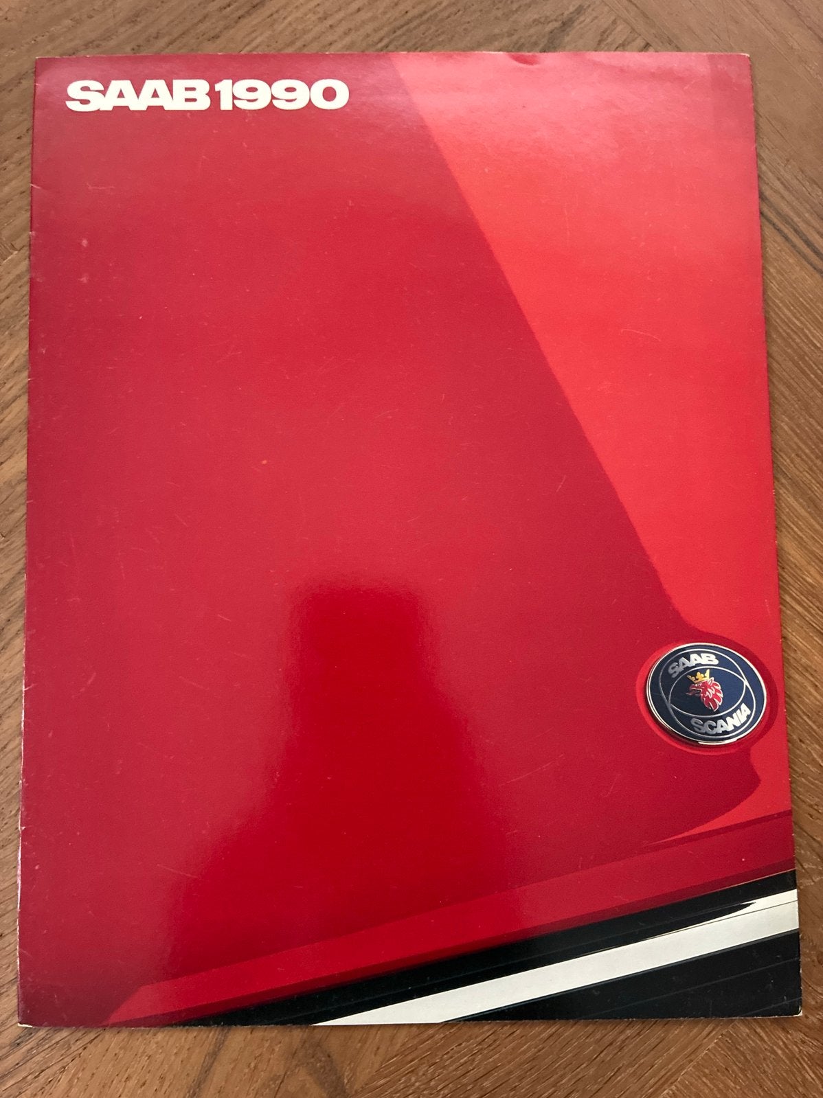 1990 Saab USA brochure, Verzenden, Zo goed als nieuw, Overige merken
