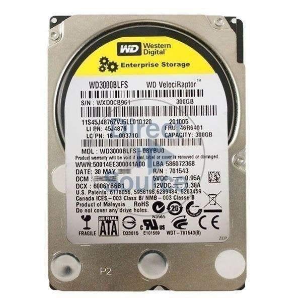 WD Velociraptor WD3000BLFS, 300GB 2.5 inch Used+Garantie, Intern, Gebruikt, Ophalen of Verzenden, Desktop