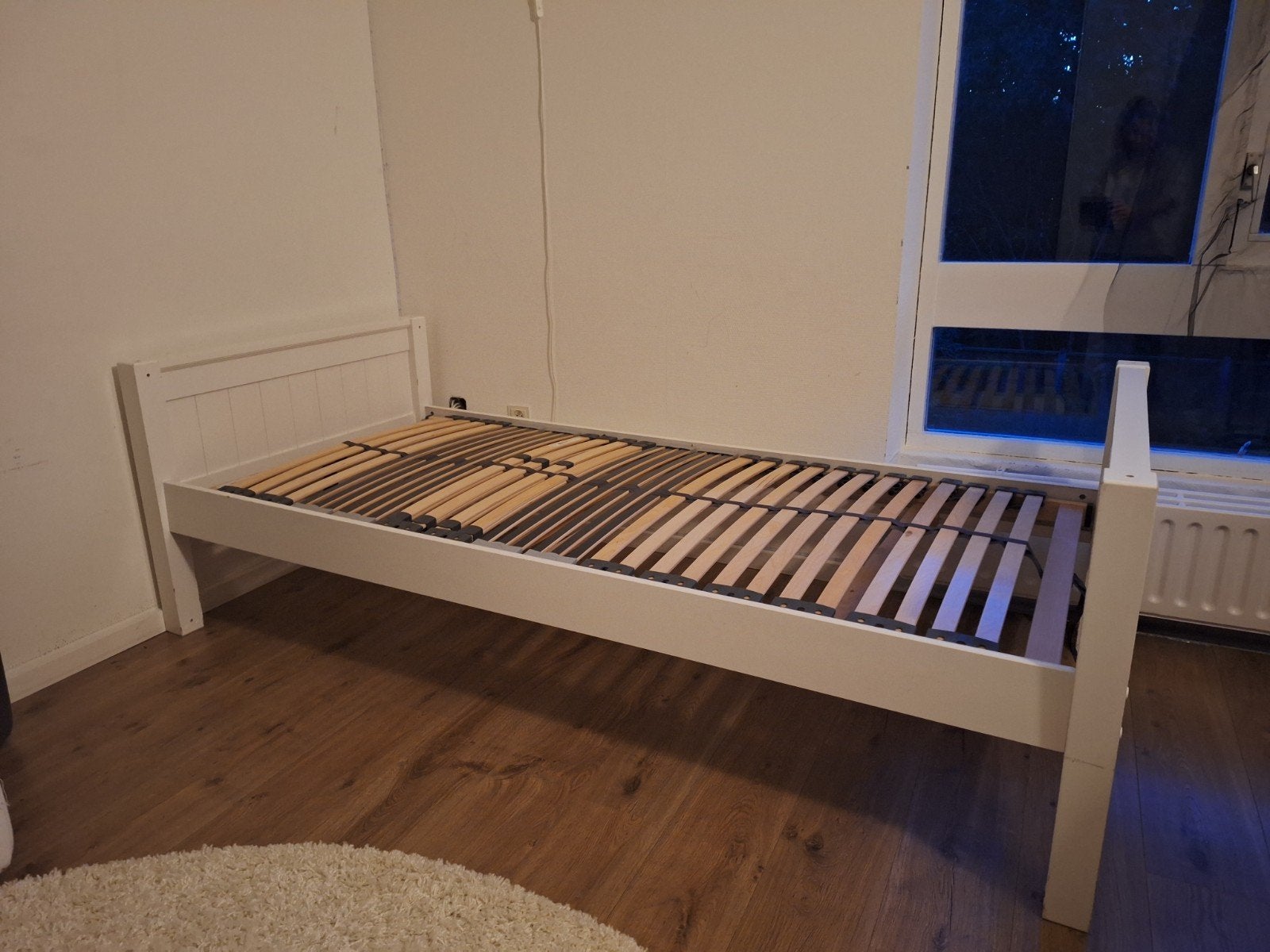 Eenpersoonsbed met lattenbodem 90x200 cm, Ophalen, Gebruikt, 90 cm, Eenpersoons