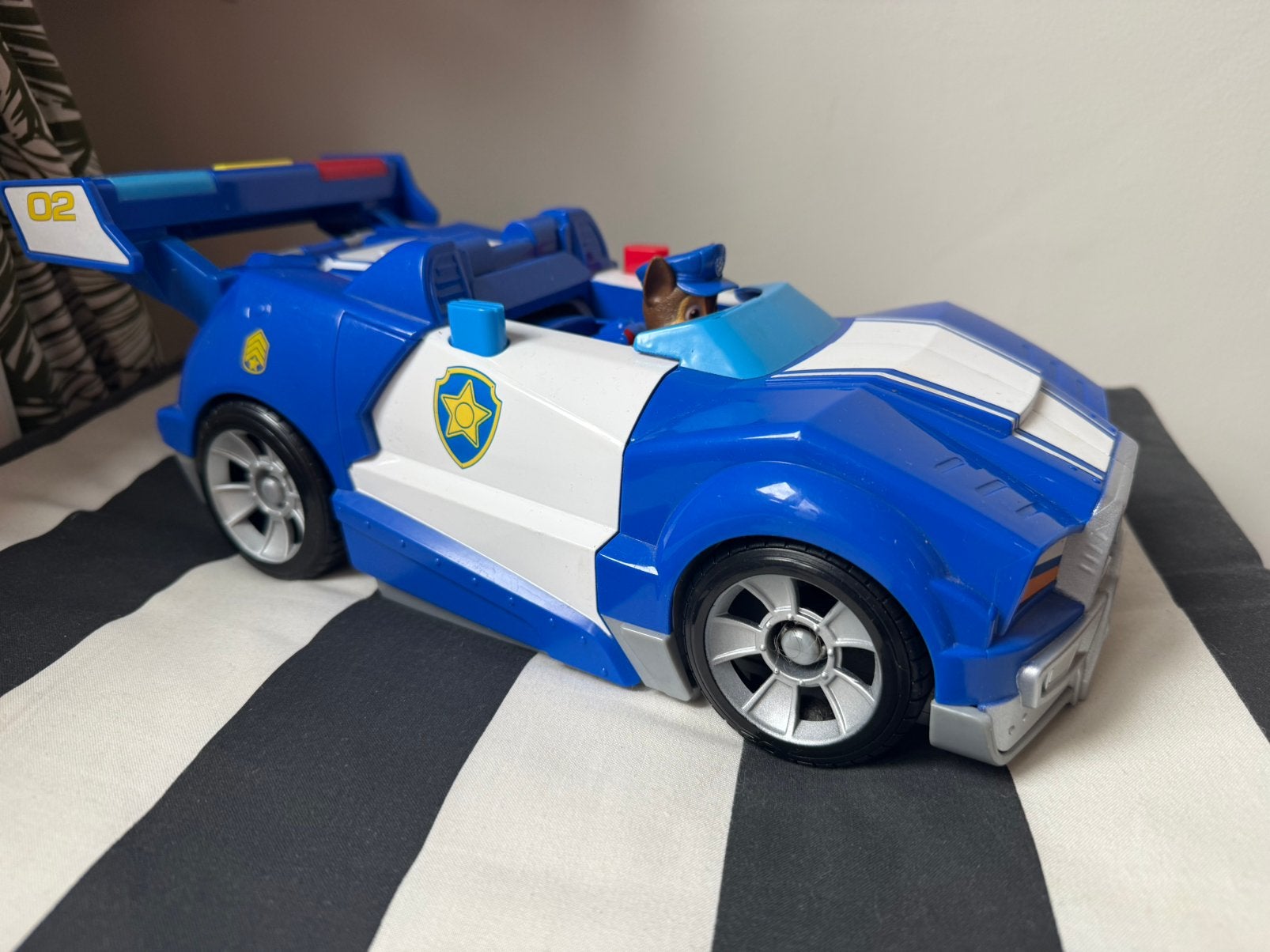 Paw Patrol Chase transformerende politieauto, Ophalen, Gebruikt