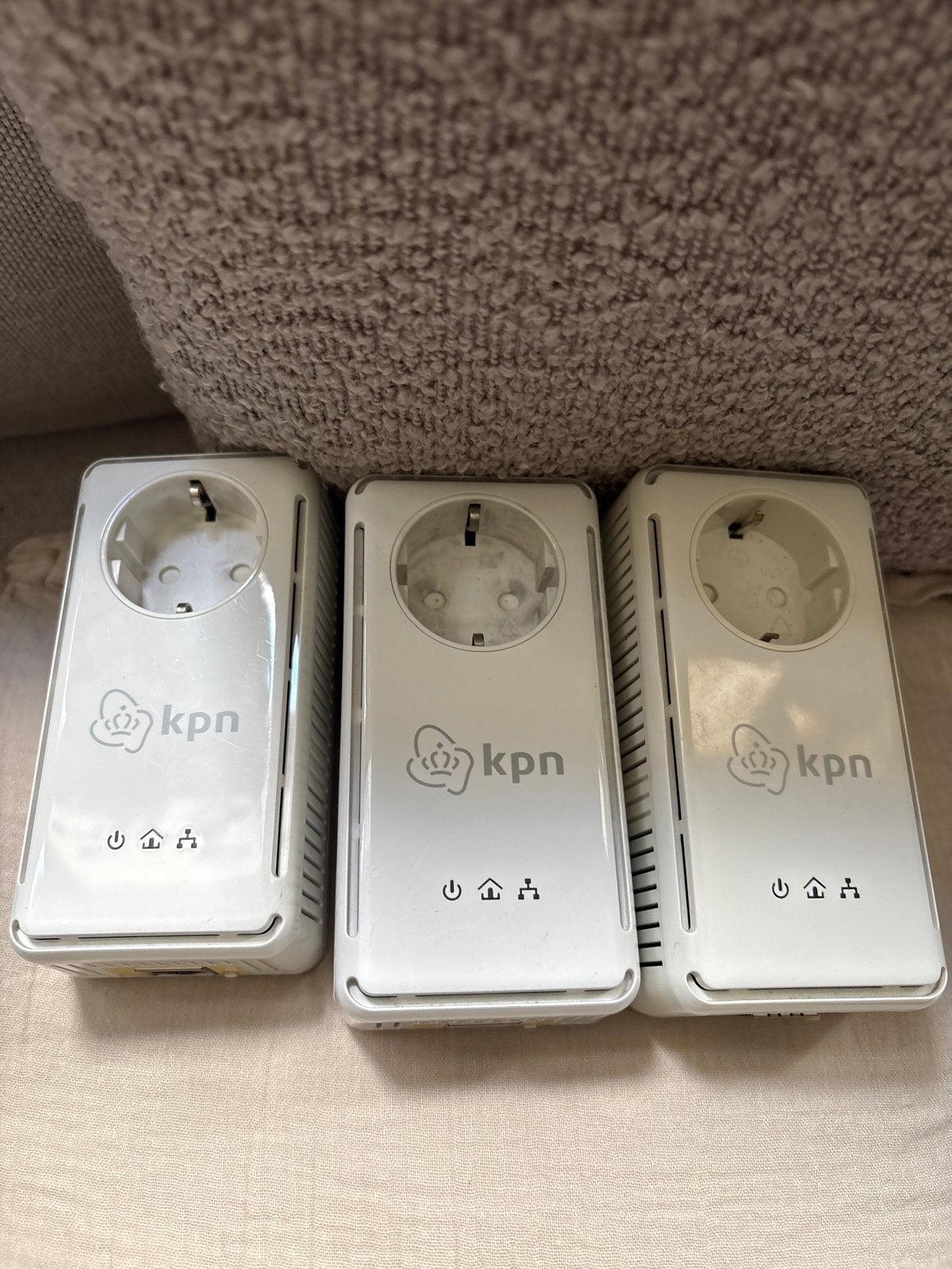KPN Powerline Adapters (3 stuks) - Internet via stopcontact, Ophalen of Verzenden, Gebruikt