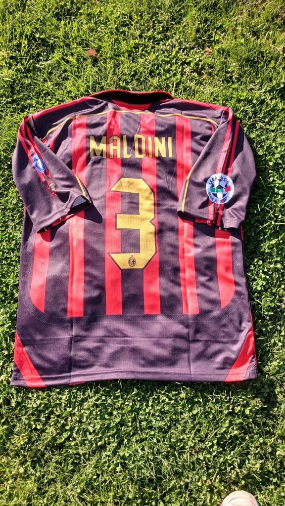 Ac milan 2006-07 homeshirt Maldini., Sport en Fitness, Voetbal, Ophalen of Verzenden, Nieuw, Shirt