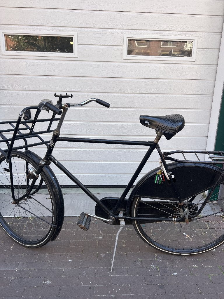 Oude Gazelle transportfiets | originele vintage/oldtimer, Ophalen, Terugtraprem, Gebruikt, 57 tot 61 cm