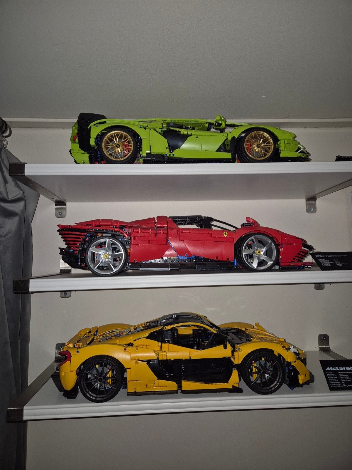 lego technic supercars 4 st bieden p.st of via bericht, Ophalen of Verzenden, Zo goed als nieuw, Overige merken