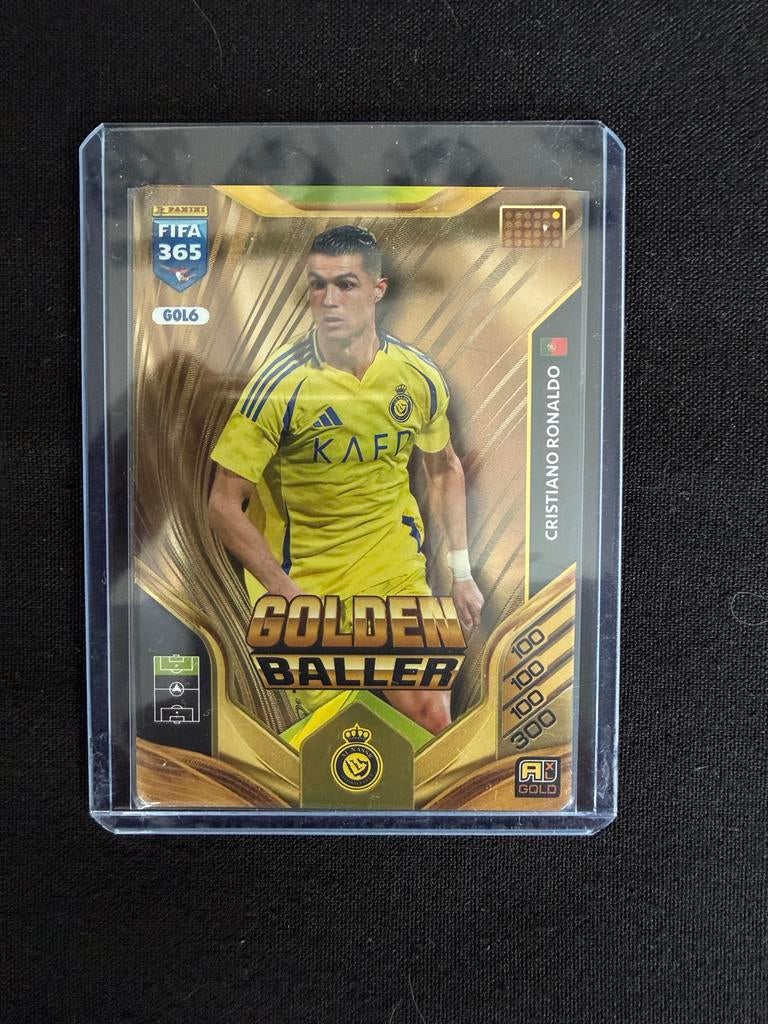 Cristiano Ronaldo Golden Baller FIFA 365 Adrenalyn XL 2026, Ophalen of Verzenden, Zo goed als nieuw