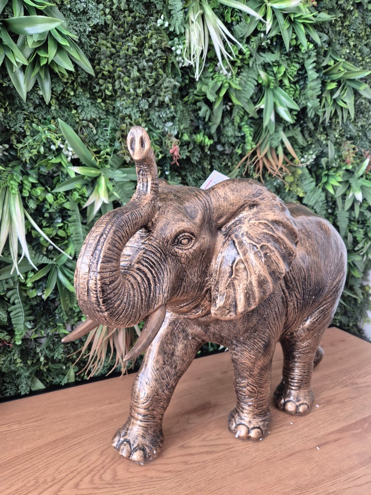Grote Polyester Olifant Beeld 72 cm - Binnen & Buiten, Ophalen, Nieuw, Kunststof, X