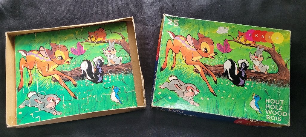 HOUTEN PUZZELS DISNEY, Ophalen of Verzenden, Overige figuren, Gebruikt, Overige typen