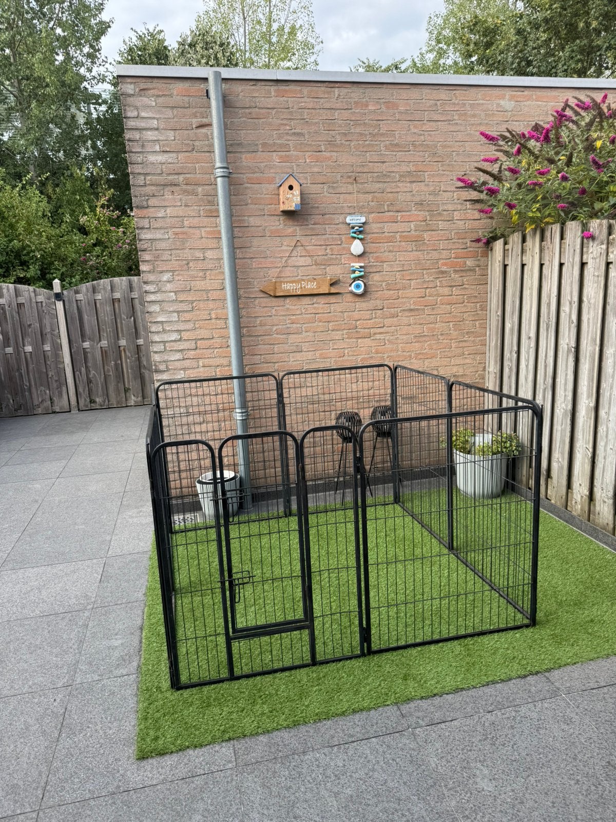 Puppyren / hondenren, 8 panelen, 80 cm breed x 100 cm hoog, Dieren en Toebehoren, Hondenhokken, Ophalen, Hondenkennel, 100 cm of meer