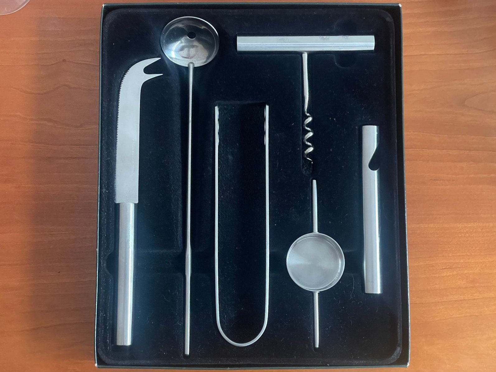 Stelton: 6-delige cocktailset Arne Jacobsen & Peter Holmblad, Ophalen of Verzenden, Zo goed als nieuw, Ogen