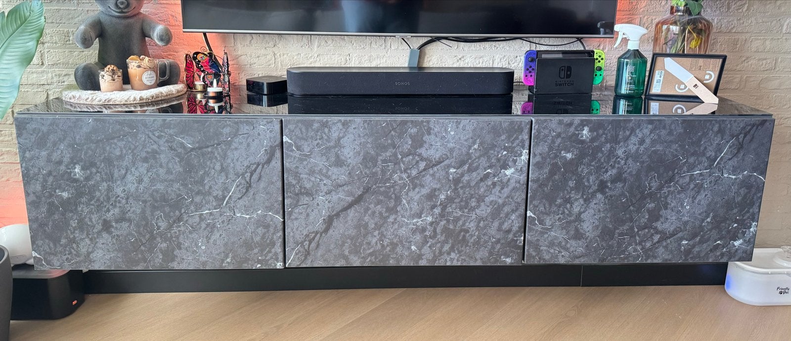 3x Ikea besta deur/ladefront marmer, Ophalen, Overige materialen, 50 tot 100 cm, Zo goed als nieuw
