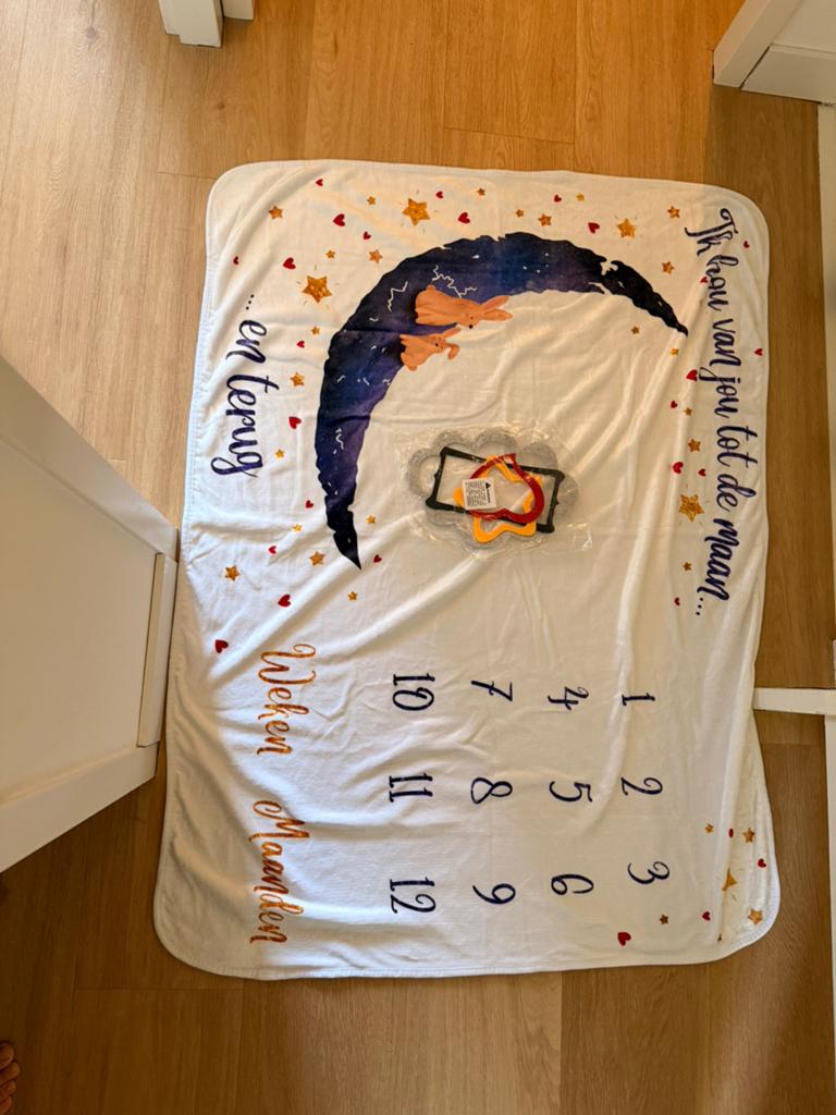 Milestone doek baby, Ophalen of Verzenden