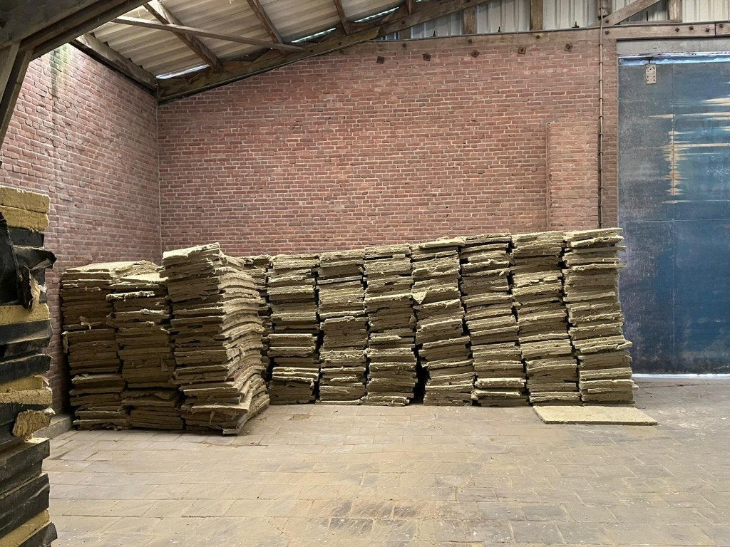 Gebruikte steenwolplaten 1,2mx0,6m met D= 4-5cm., Ophalen, 4 tot 8 cm, Gebruikt, Vloerisolatie