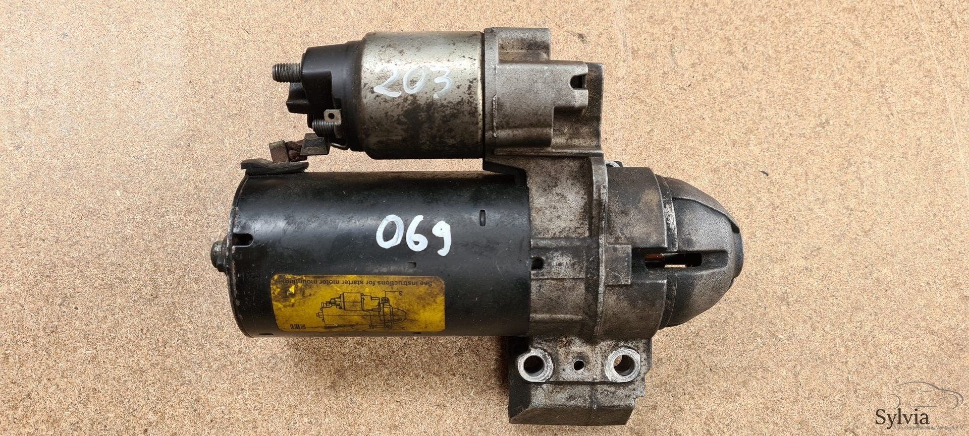 Startmotor BMW N47 N57 7801203, Gebruikt, -, -, Ophalen of Verzenden