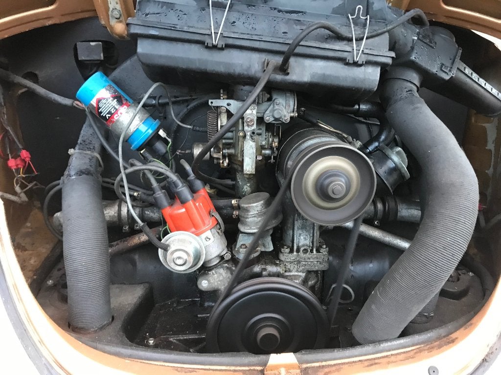 1600 cc motor VW kever T1 T2 Karmann Ghia met garantie, Ophalen of Verzenden, Gebruikt, Volkswagen