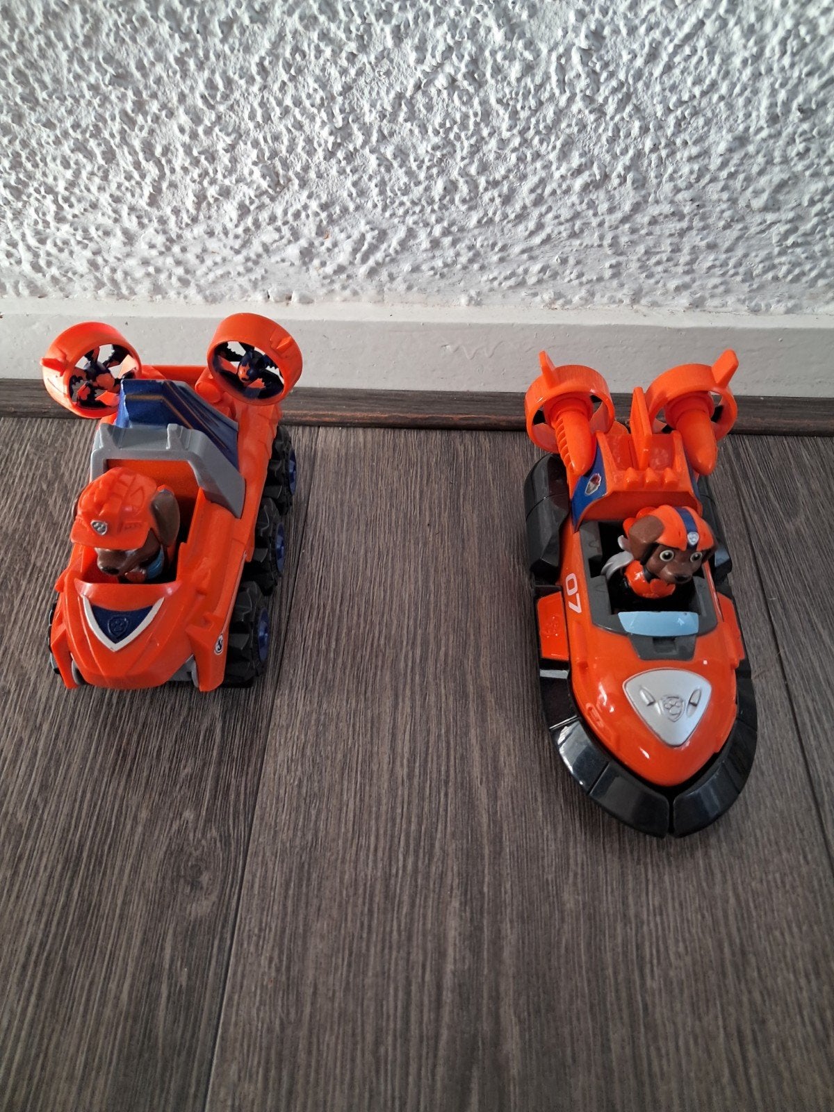 Paw Patrol Rubble en Zuma speelgoed set, Kinderen en Baby's, Speelgoed | Speelgoedvoertuigen, Ophalen of Verzenden, Gebruikt