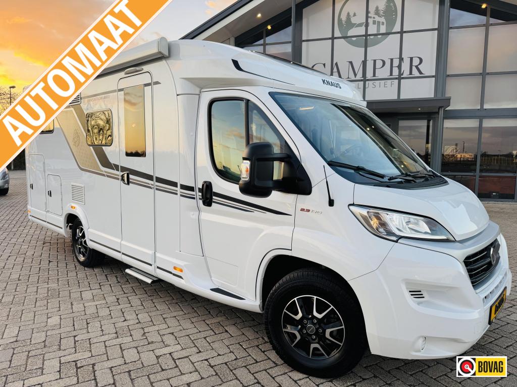 Knaus Vansation 650 Lithium Omvormer Automaat 2021, Caravans en Kamperen, Standaard zit, Ringverwarming, Fiat, Bedrijf