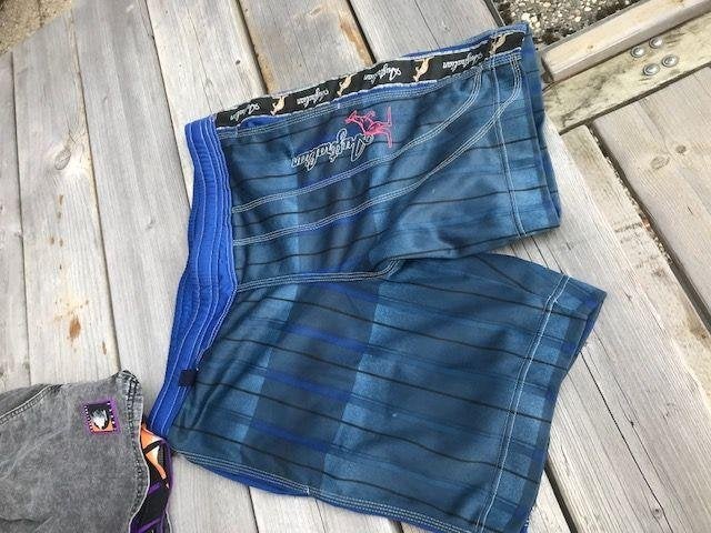 Australian bies korte broek old school short gabber, Ophalen of Verzenden, Gedragen, Maat 52/54 (L), Algemeen