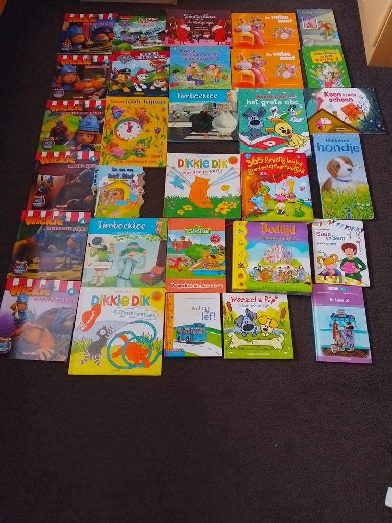 Grote collectie kinderboeken (diverse titels), Boeken, Ophalen of Verzenden, Gelezen, Diverse auteurs, 3 tot 4 jaar