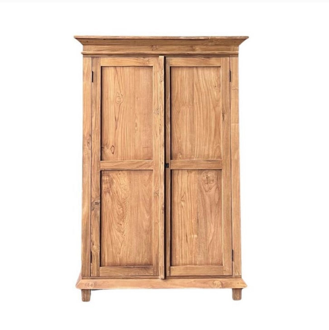 Computer kast teak hout, Ophalen, Gebruikt