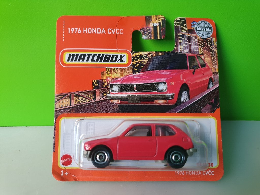 Matchbox 21 - 1976 Honda CVCC Civic [rood] 1/55 MIB, Ophalen of Verzenden, Nieuw, Auto